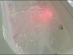 Ladodo E-8002C Dos personas de doble remojo bañera de spa LED pulsar el interruptor