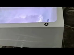 Baño de masaje acrílico independiente con soporte lumbar