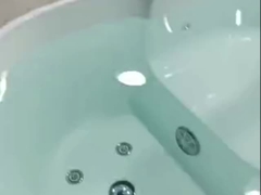 Ladodo Acrílico bañera de masaje simple 8 Whirlpool Jets Spa Combinación de ducha de vapor