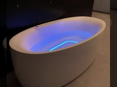 bañera con luz LED para baños de burbujas