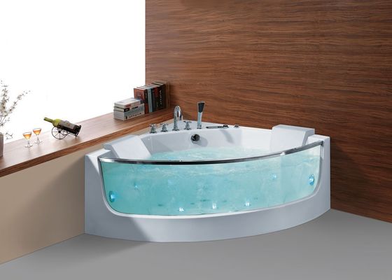 Ladodo E-605 elegante bañera de masaje de esquina con bomba de masaje de 1.0HP