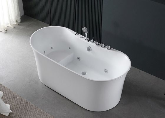Baño de masaje acrílico oval para una sola persona