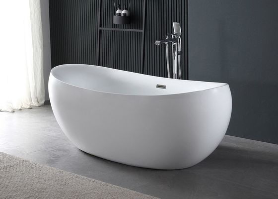 Ladodo E-514 de forma de huevo bañera de pie con drenaje emergente