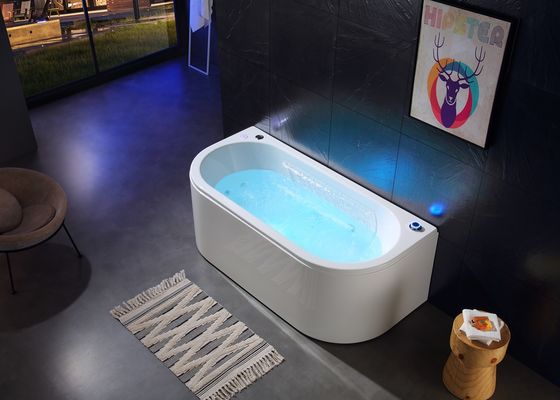 Ladodo E-8002C Dos personas de doble remojo bañera de spa LED pulsar el interruptor