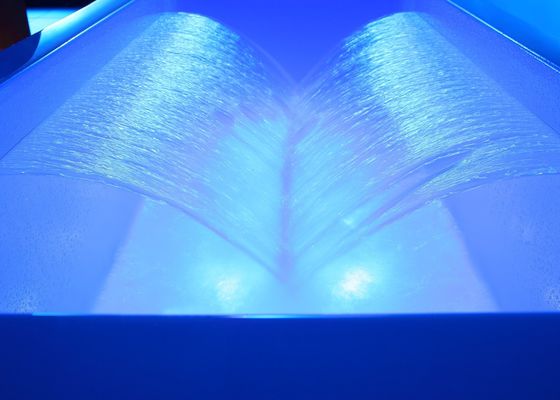 Baño de masaje acrílico independiente con soporte lumbar