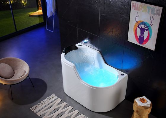 Ladodo Acrílico bañera de masaje simple 8 Whirlpool Jets Spa Combinación de ducha de vapor
