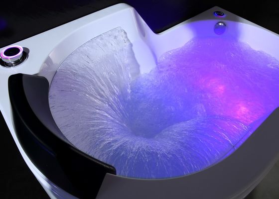 Ladodo Acrílico bañera de masaje simple 8 Whirlpool Jets Spa Combinación de ducha de vapor