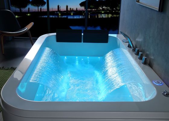 E-8012 Control de panel táctil de bañera doble rectángulo para dos personas