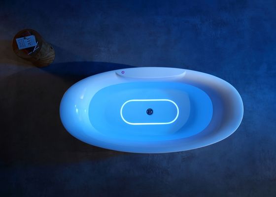 bañera con luz LED para baños de burbujas