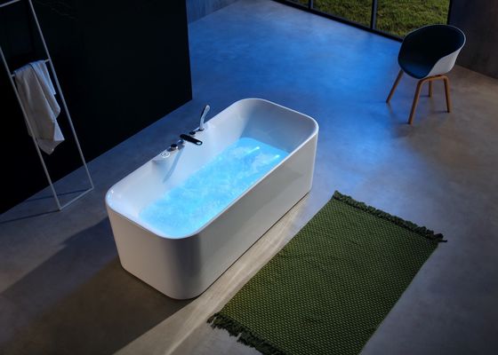 bañera ergonómica de un solo LED con almohada incorporada