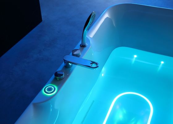 bañera ergonómica de un solo LED con almohada incorporada