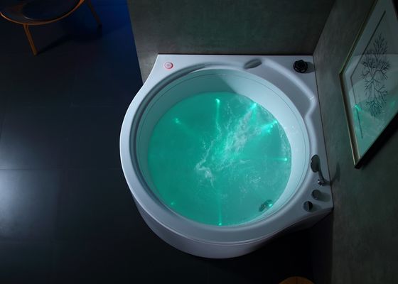 Baño de masaje acrílico con cascada circular