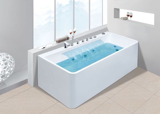 Aqua Relaxation bañera rectangular única con cascada
