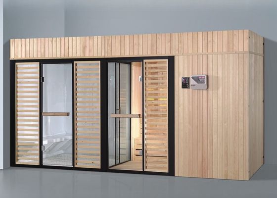 Sala de vapor combinada de sauna para uso hotelero con personalización