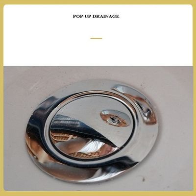 Ladodo Slim Edge 1500mm bañera en forma de huevo Desagüe drenaje y color No hay cambio