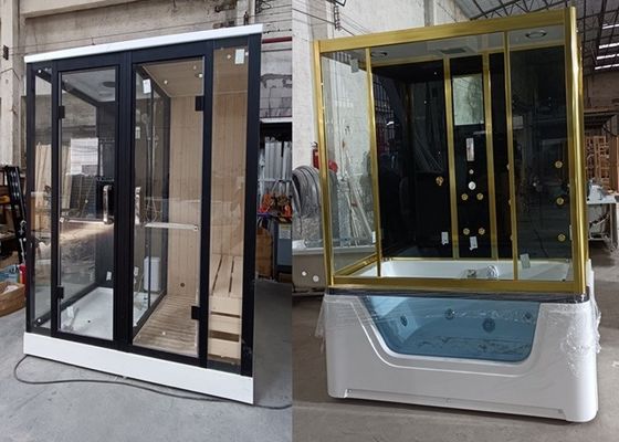 Generador de vapor de 3 kW Sauna Sala de vapor combinada con panel de control digital