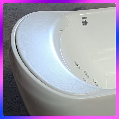 una sola bañera de 1700 mm sola L-8401 Con LED cascada de cuello ancho